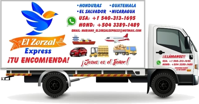 Camión rotulado de El Zorzal Express
